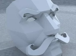 Moustache Mask addon