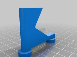 My Customized Parametric Boltless Hook for keyhole shelving units