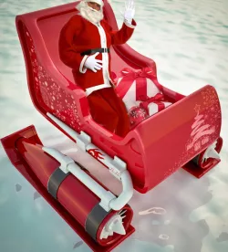 My Entrie for  #3DPrintMyGift Challenge: Santa's New Sleigh