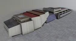 Nice Acropolis Palais Low-poly  3D model