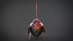 Nineball Seraph Head Low-poly  3D model
