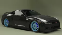 Nissan GTR 3D model