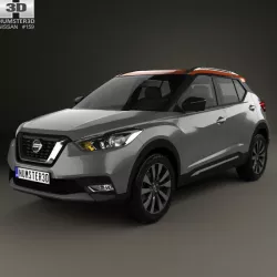 Nissan Kicks 2017 3D model