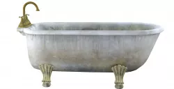 Old bathtub Low-poly  3D model