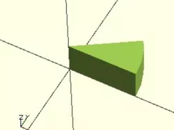 OpenSCAD Wedge Module/Library