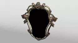 Ornate Picture Frame Low-poly  3D model