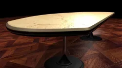 oval table 3D model