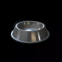 Pet Food Bowl  Low-poly  3D model