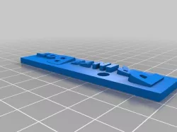 PrintrBot name tag