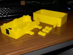 PSU cable box mount