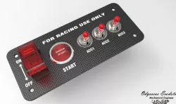 Racing Car Ignition Switch Panel