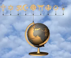 Religious Symbols with similarities of two major religions.