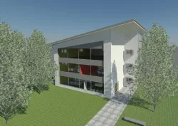 Render project using Autodesk Revit 2014