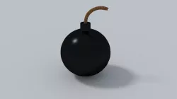 Round Bomb 3D model