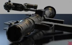 RPG Rocket Launcher 3D model