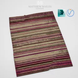 Rug Faded Stripe 3D model
