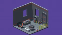 Sci-Fi Modular Interior Pack Low-poly  3D model