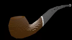 Smoking pipe voxel 3D model
