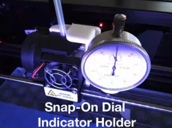 Snap-on Dial Indicator Holder for Replicator 2