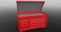 Snap On like Mechanic Toolbox Low-poly  3D model