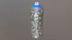  Spray Paint Can Low-poly  3D model