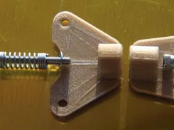 Spring-loaded NEMA 17 steppers / belt tensioner