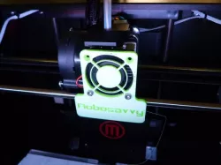 Sweeper shield and code for automated printing