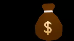 Symbols of money voxel 2 3D model