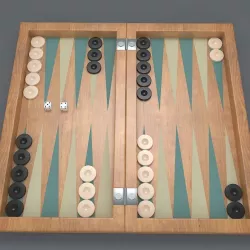 The Backgammon 3D model