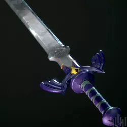 The Master Sword Low-poly  3D model