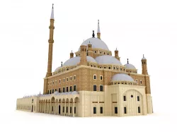 The Saladin Citadel Egypt - Muhammad Ali Mosque 3D model