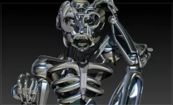 The Thinker ZBRUSH 3D model