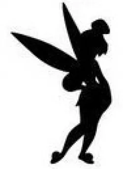Tinkerbell cookie cutter 3D model