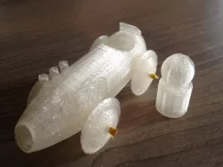 Toothpick Race Car