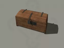 Viking Chest Low-poly  3D model
