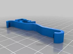 Window blind front clip