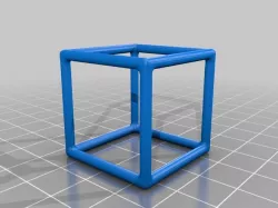 Wireframe cube