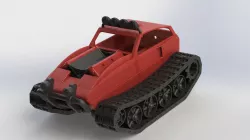 3D Printable V6 Veicle 3D model