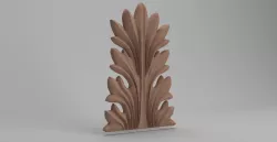 Acanthus leaf 3D model