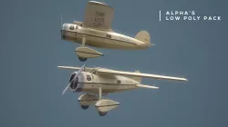 Alpha Low Poly Pack UE4 Low-poly  3D model