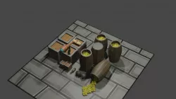 assets pirates  3D model