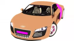 Audi R8 3D model