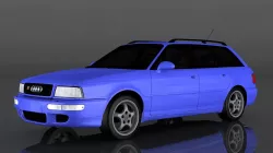 Audi RS2 Low-poly  3D model