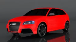 Audi RS3 Low-poly  3D model