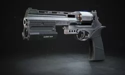 Automatic revolver Low-poly  3D model
