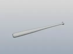 baseball bat 3D model