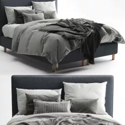 Bed Dunvik Ikea 3D model