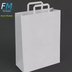 Big paper bag 3D model