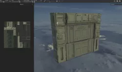 Blast Doors Low-poly  3D model