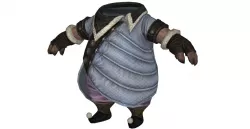 Body with Clothing Racoon P1 3D model
